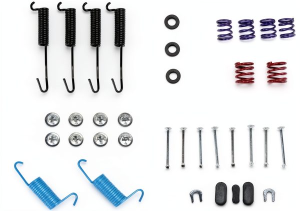 Jeep CJ Brake Shoe Hold Down Kit Omix-Ada-0
