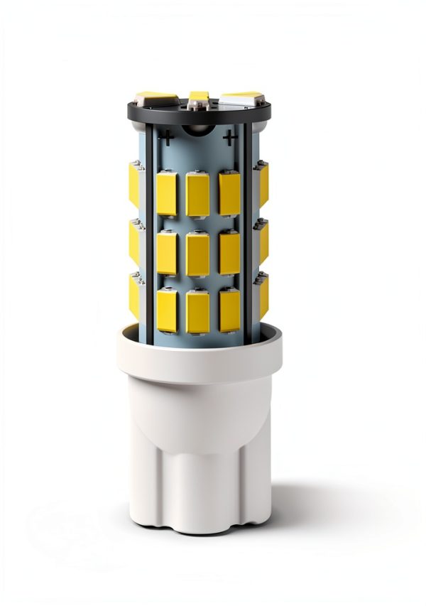 UNXMRFF LED T10 12V 6000K 1.2W 12PCS Warm White Bulb-1