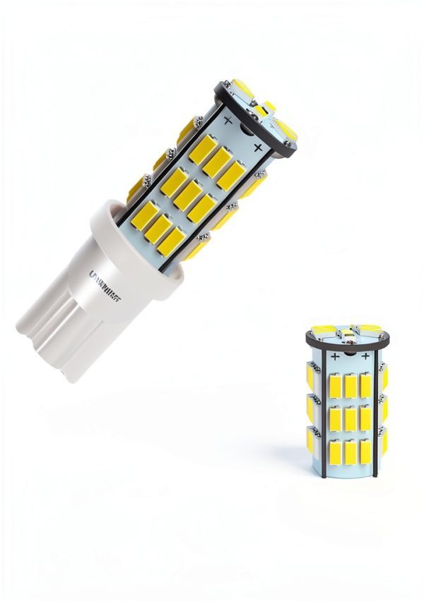 UNXMRFF LED T10 12V 6000K 1.2W 12PCS Warm White Bulb-5
