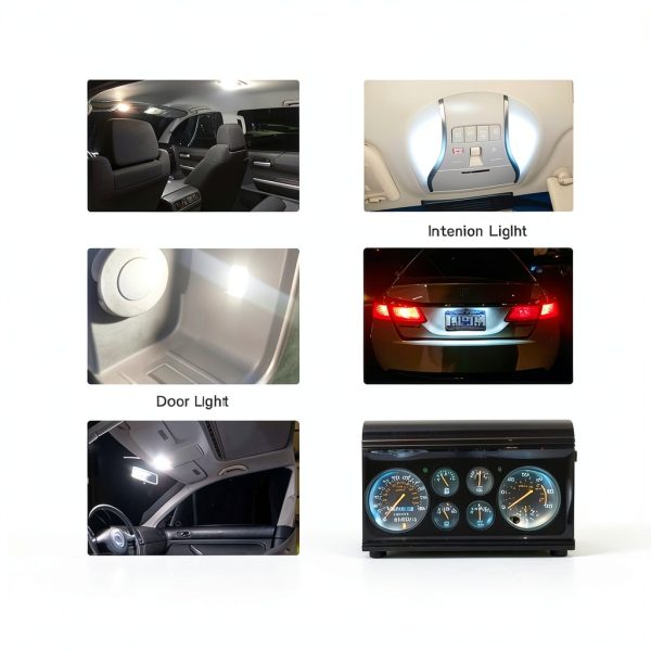 Makergroup BA9s LED 12V Light Bulb 4‑Pack Daylight White-3