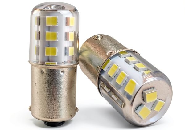 Piumeif BA15S LED Bulb 12V 3W 270 Lumen Bright White Replacement (2-3