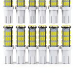 UNXMRFF LED T10 12V 6000K 1.2W 12PCS Warm White Bulb-0