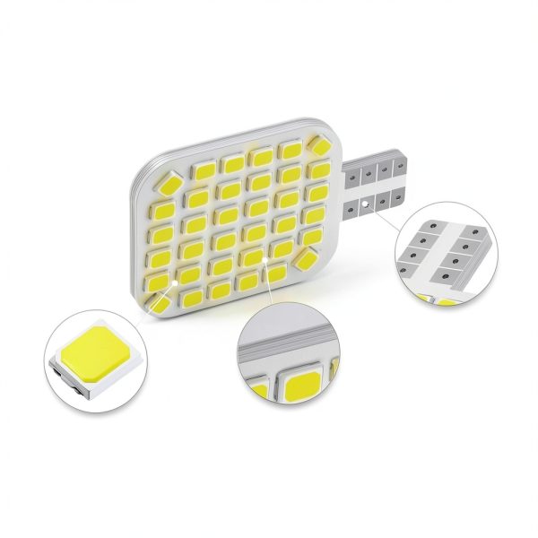 BRISHINE RV Light Bulb 921RV 36SMD 2835W20 Pack of 20 Cool White-3