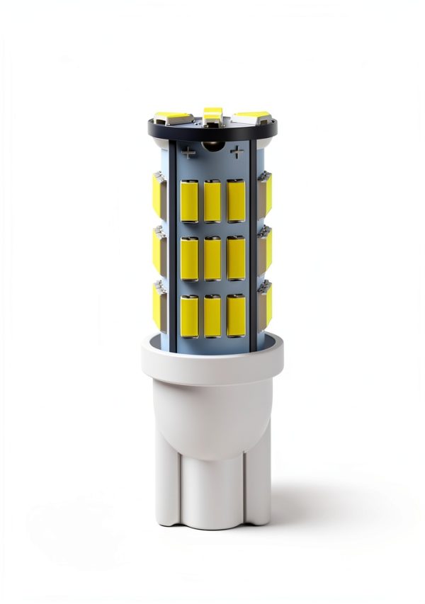 UNXMRFF LED T10 12V 6000K 1.2W 12PCS Warm White Bulb-7