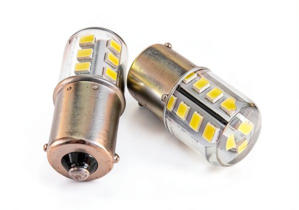 Piumeif BA15S LED Bulb 12V 3W 270 Lumen Bright White Replacement (2-2