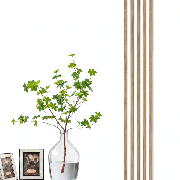Peel and Stick Metal Molding Trim, Self-Adhesive Stainless Steel for Wall, Fireplace, Mirror Edging and Craft Decoration (Brushed Gold, 20ft x 0.6in)-5