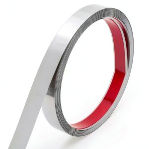 Peel and Stick Metal Trim Coengwui Brushed Silver 20ft-0