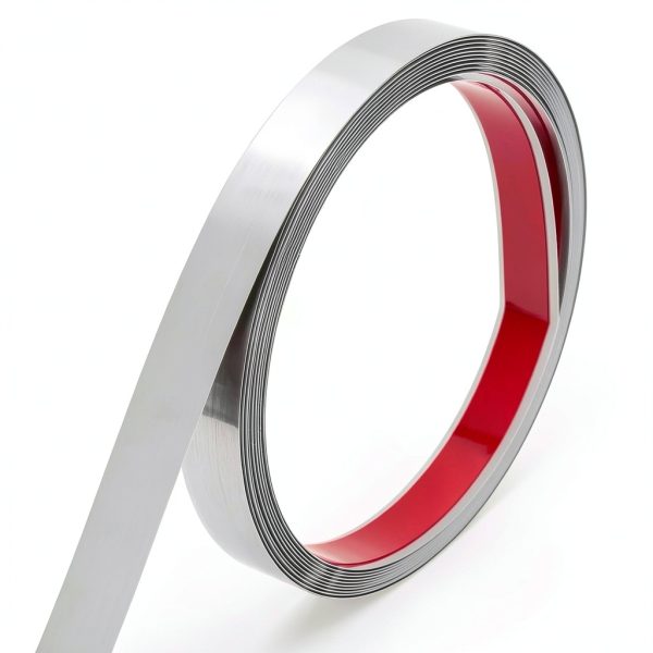 Peel and Stick Metal Trim Coengwui Brushed Silver 20ft-0