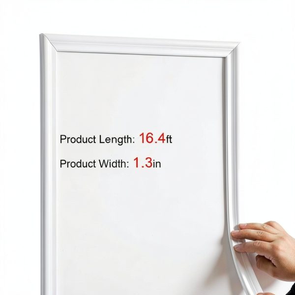 Peel and Stick Wall Molding Trim LaRolls 1.3in×16ft PVC Strip-3
